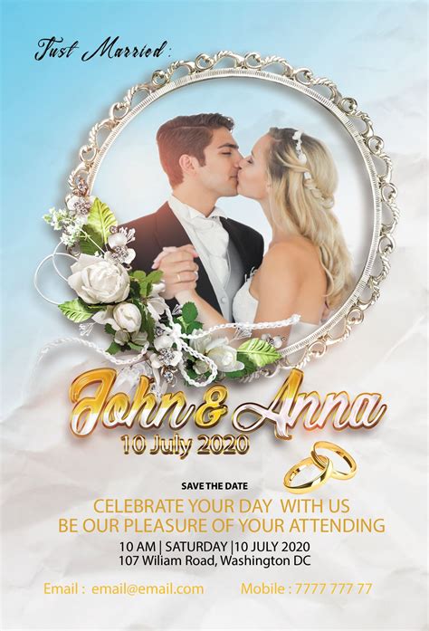 Summer Wedding Flyer Template