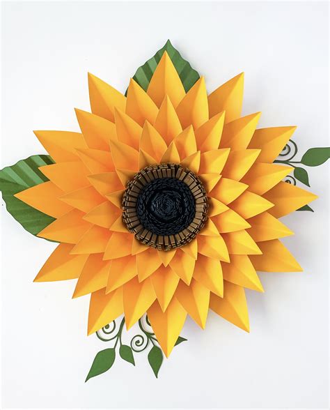 Sunflower Cricut Template Image 6