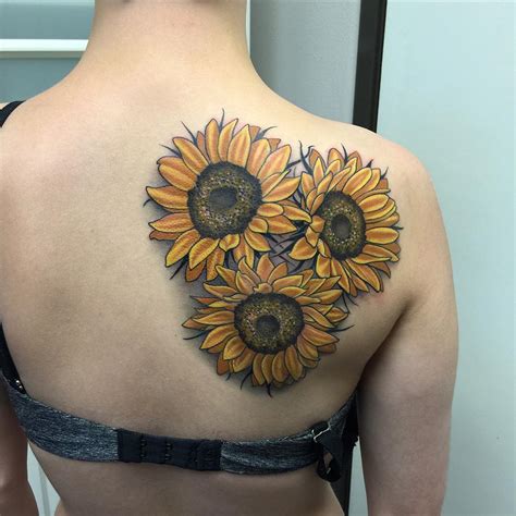 Sunflower tattoo gallery