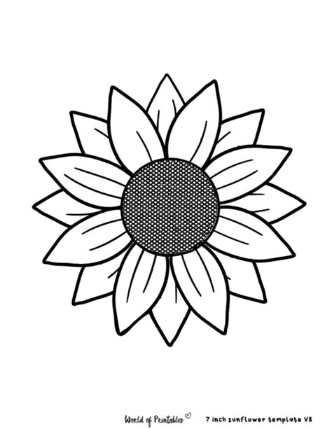 Sunflower Template