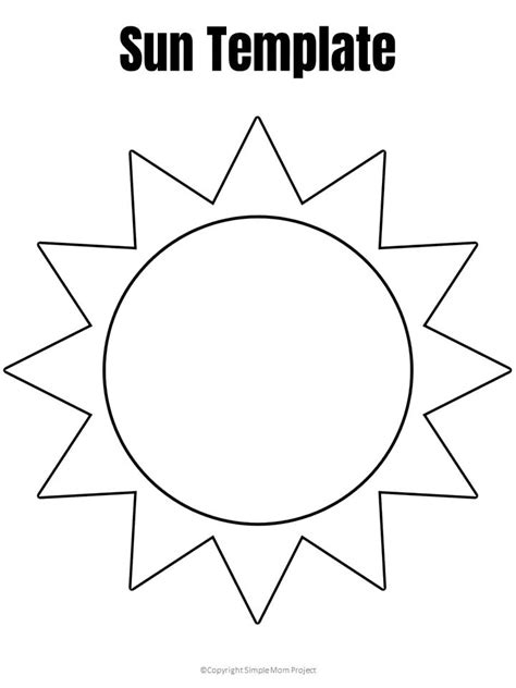 Box of Sunshine Printable Template