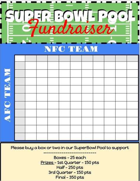 Super Bowl Fundraiser Ideas