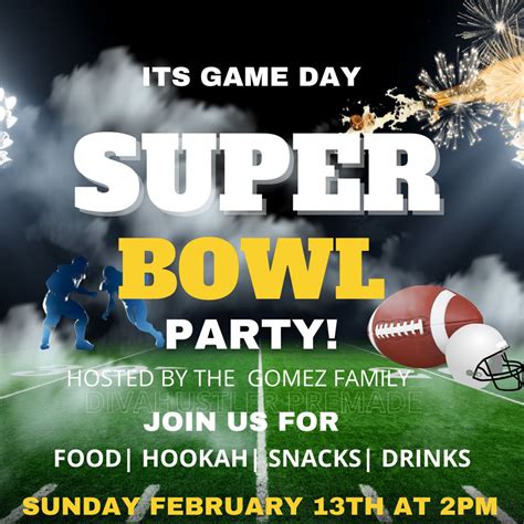 Super Bowl Party Flyer