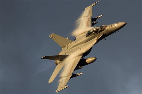 Super Hornet in flight