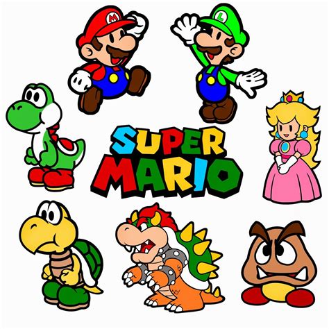 Super Mario Printable Characters