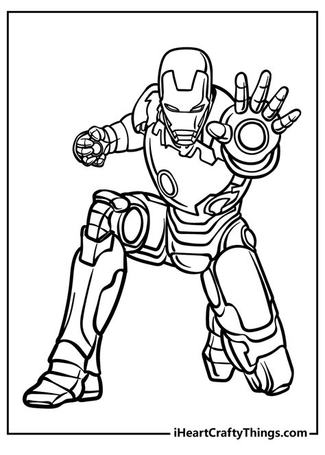 Superhero characters coloring pages for kids