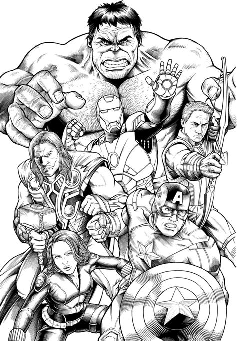 Superhero Coloring Page 3