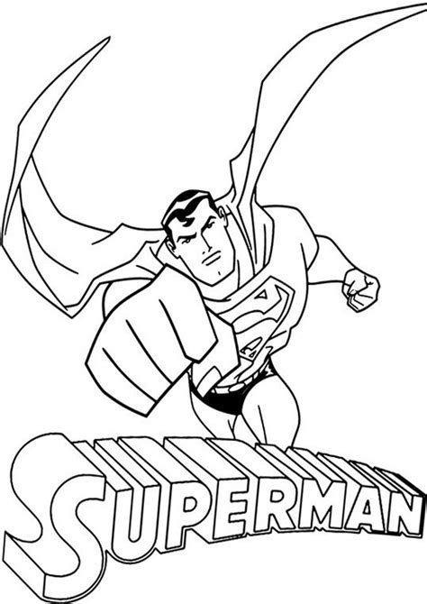 Superhero Logo Coloring Pages