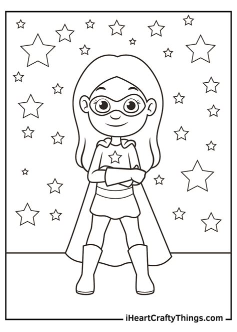 Superhero Coloring Pages