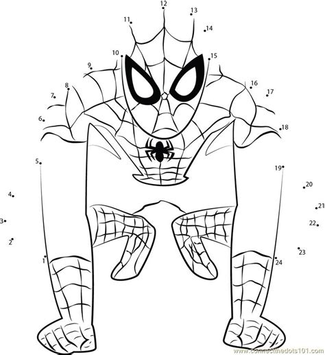 Superhero Dot to Dot Printables for Kids