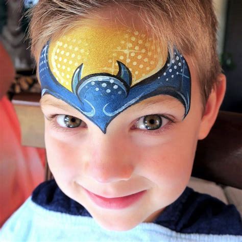 Superhero face paint designs