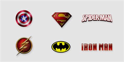 Superhero Logos Design