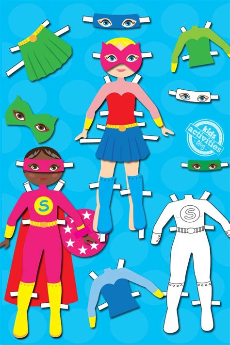 Superhero Paper Doll