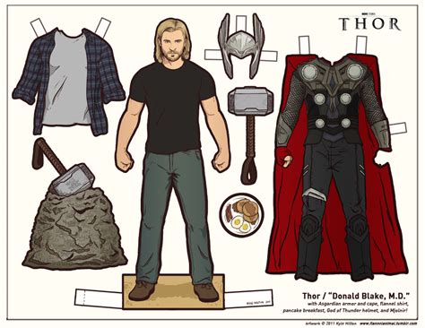 Superhero Paper Doll