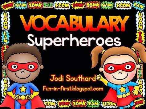 Superhero Vocabulary Builder