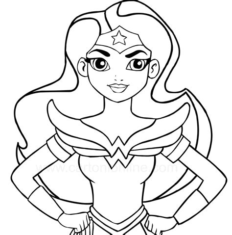 Wonder Woman Coloring Pages