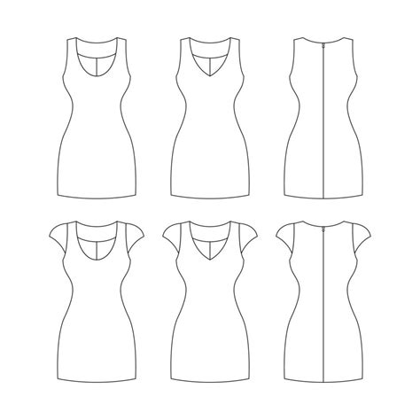 A collection of elegant dresses