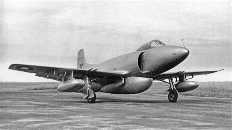 Supermarine Attacker on a runway