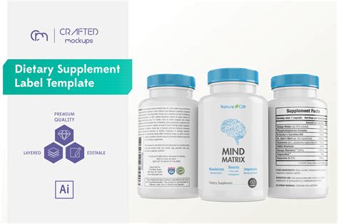 Supplement Label Template Creativity