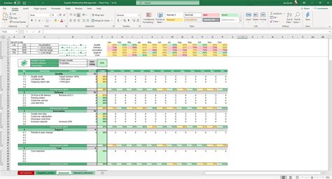 Supplier Quality Management Template in Excel