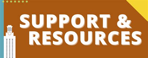 Support and resources