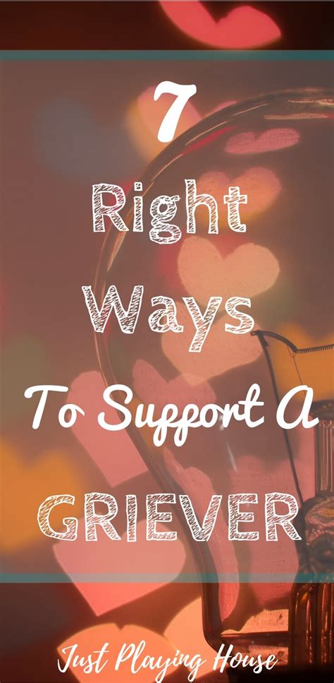 Ways to support those who are grieving