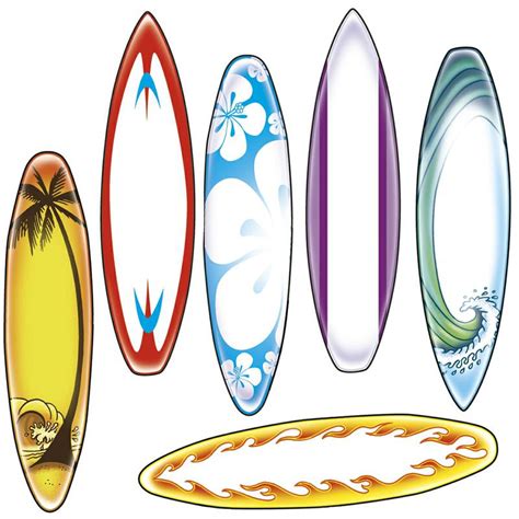 Printable surfboard template