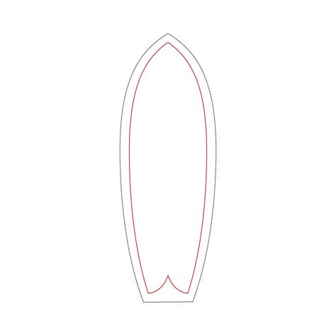 5 free printable surfboard templates