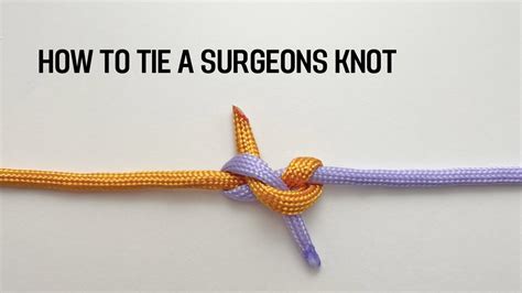 Surgeon's Knot Diagram