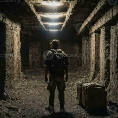 A group of survivors taking shelter in a bunker