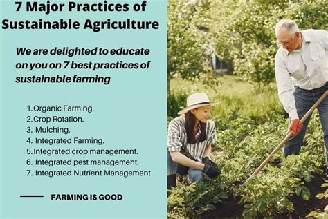 Sustainable agriculture practices