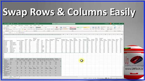 Swapping Rows Manually