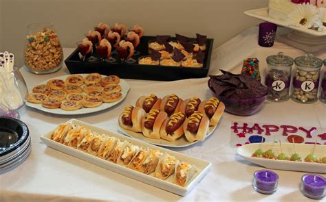 Sweet 16 Party Food