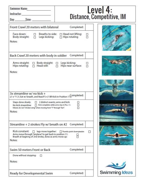 Swimming Coach Lesson Plan