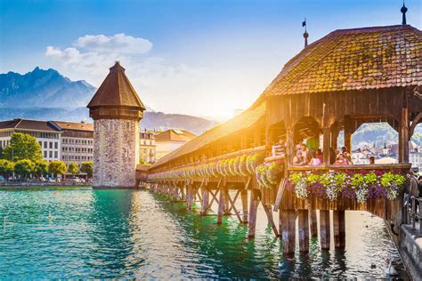 Tourists in Switzerland