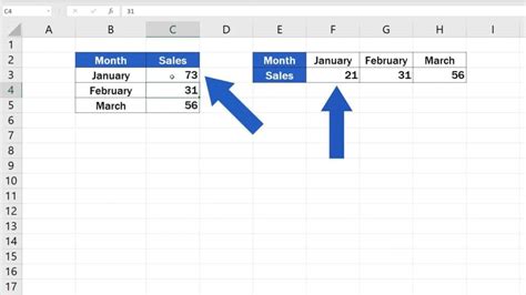 Switch Rows in Excel Method 2