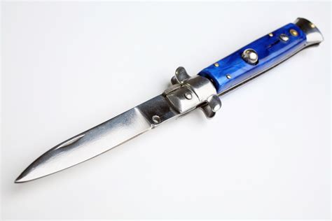 A Canadian-made switchblade knife