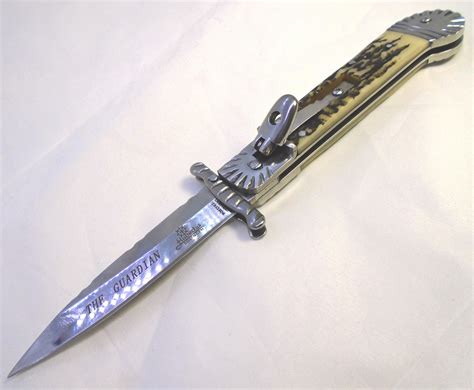 A Japanese-made switchblade knife