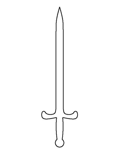 Sword hilt template