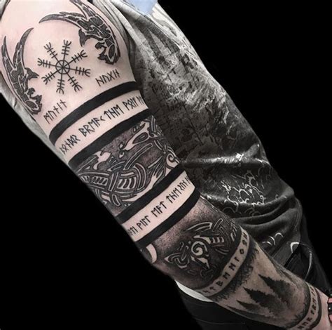 Symbolic Sleeve Tattoo