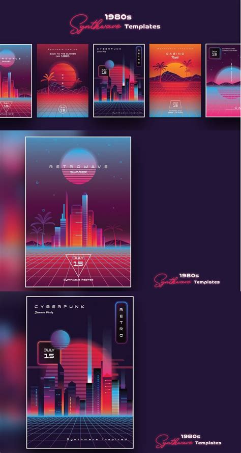 Synthwave Template Creation 4