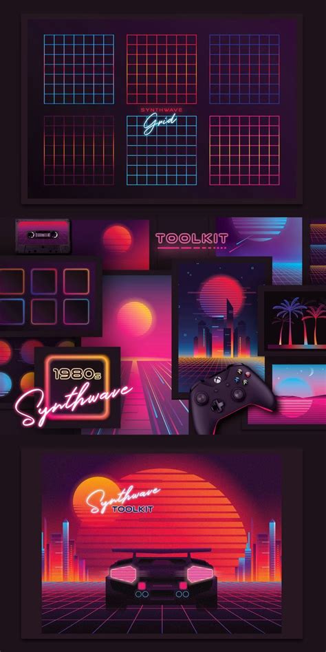 Synthwave Template Creation 7