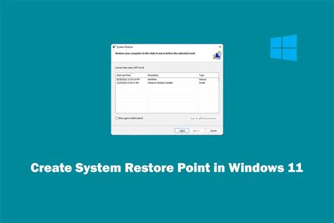 System Restore Point