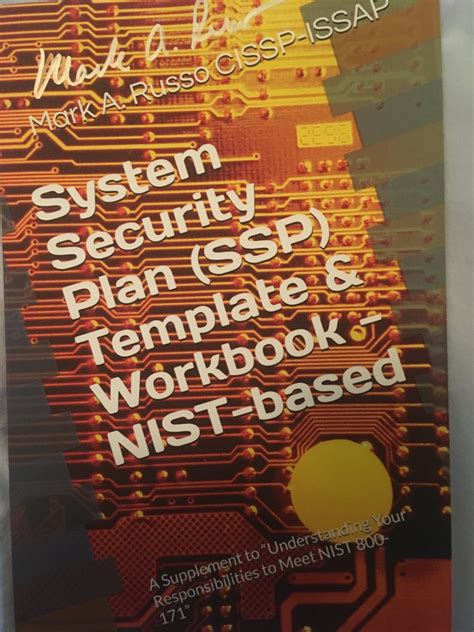 System Security Plan Example NIST 800-171