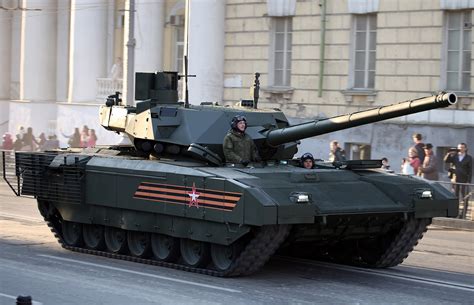 A photo of the T-14 Armata tank