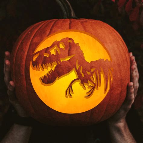 T-Rex Pumpkin Carving