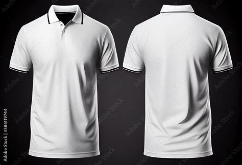 T Shirt Collar Design Template Adobe Illustrator