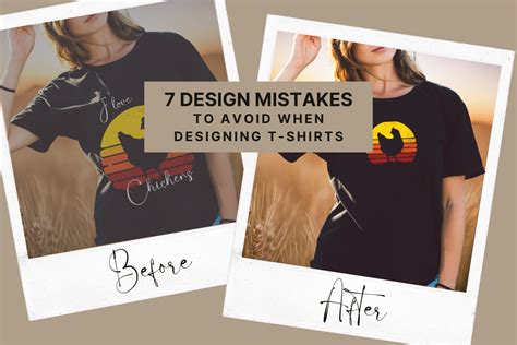 T-shirt design mistakes