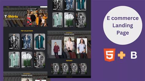 T-Shirt Ecommerce Template 5