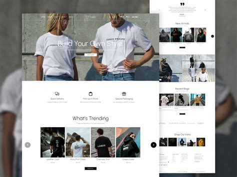 T-Shirt Ecommerce Template 7